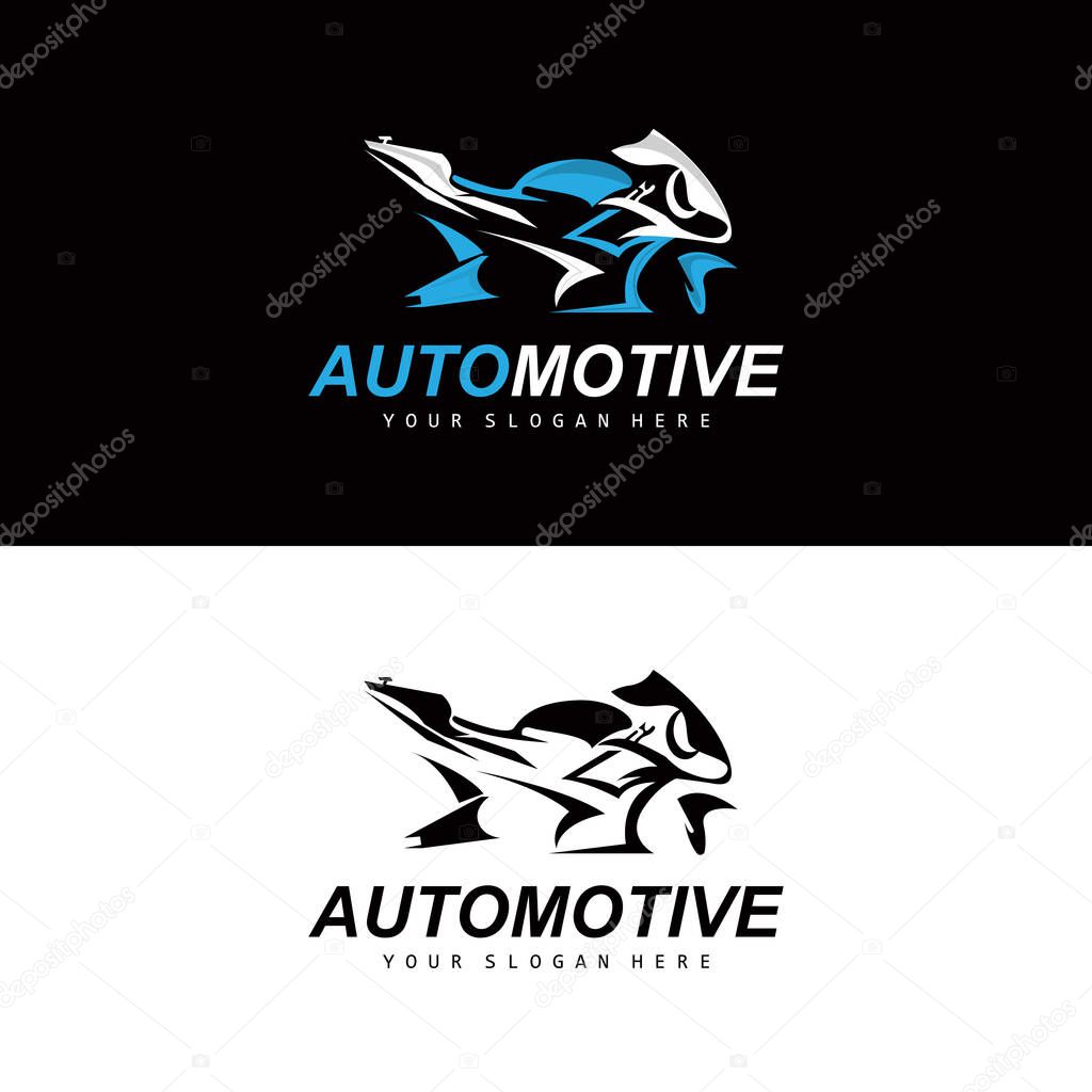 Motorcycle Logo, MotoSport Vehicle Vector, Design For, Automotive, Motorcycle Costume Workshop, Motorcycle Repair, Product Brand, Motogp