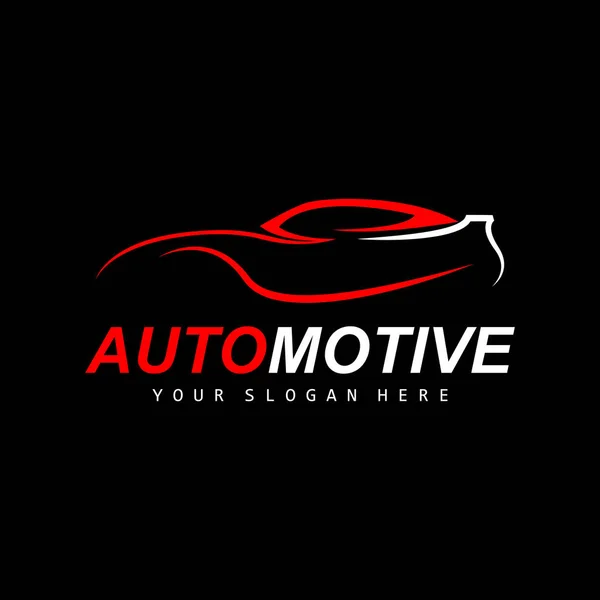 Logo Voiture Vecteur Réparation Automobile Conception Marque Garage Réparation Entretien — Image vectorielle