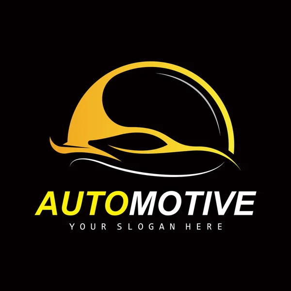 Logo Voiture Vecteur Réparation Automobile Conception Marque Garage Réparation Entretien — Image vectorielle