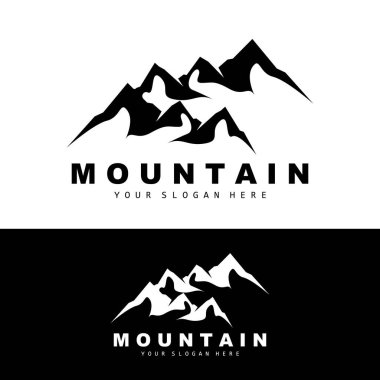 Dağ Logosu Tasarımı, Doğa Aşıkları İçin Vektör Yeri