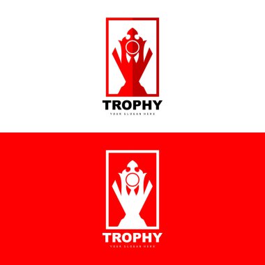 Şampiyonluk Kupası Logosu, Şampiyon Ödülü Sahibi Ödül Tasarımı, Vektör Simgesi Şablonu