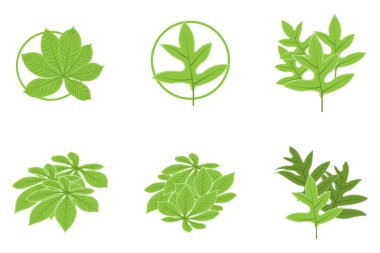 Yaprak Çizgileri logo tasarımı, Arkaplan Simgesi Sanat Eserleri PAstel Renkleri