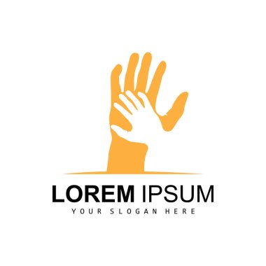 El Logosu, Takım Çalışması Vektörü, Şirket Tasarımı, Vücut Sağlığı, El Bakımı, Geri Dönüşüm