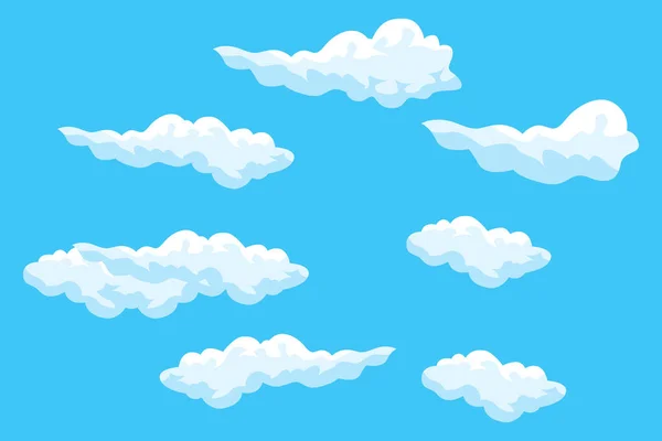 Cloud Background Design Sky Landscape Illustration Decoration Vector Banners Posters — Stock vektor
