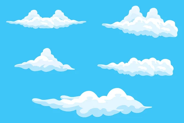 Cloud Background Design Sky Landscape Illustration Decoration Vector Banners Posters — Image vectorielle