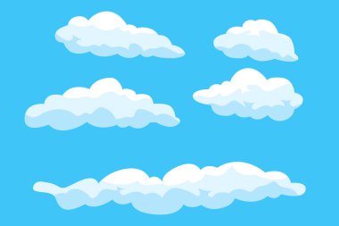 Cloud Background Design, Sky Landscape Illustration, Decoration Vector, Banners And Posters