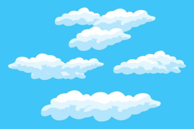 Cloud Background Design, Sky Landscape Illustration, Decoration Vector, Banners And Posters
