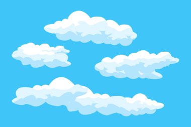 Cloud Background Design, Sky Landscape Illustration, Decoration Vector, Banners And Posters