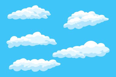 Cloud Background Design, Sky Landscape Illustration, Decoration Vector, Banners And Posters