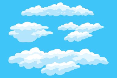 Cloud Background Design, Sky Landscape Illustration, Decoration Vector, Banners And Posters