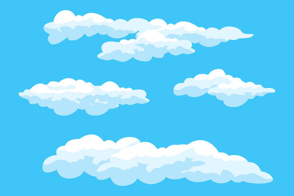 Дизайн фона облаков, иллюстрация неба, вектор украшения, баннеры и плакаты