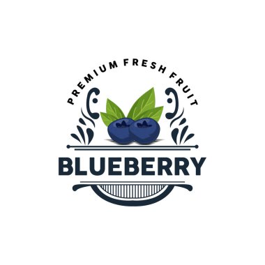 Yabanmersini Logosu, Bahçe Taze Meyve Vektörü, Zarif Basit Tasarım, Sembol İllüstrasyon Şablonu