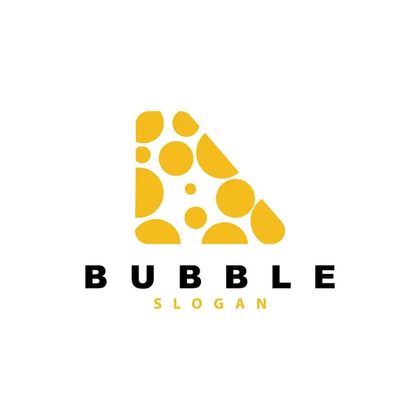 Bubble Logo Mooie Bubble Vector Ontwerp Inspiratie Element — Stockvector