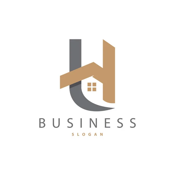 Lettera Iniziale Logo Minimalista Vettore Logotipo Lusso Semplice Corporate Identity — Vettoriale Stock