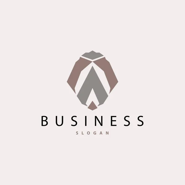 Minimal Initial Letter Logo Modern Luxury Icon Vector Template Element — Stock Vector