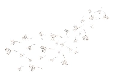 Karahindiba Çiçeği Logosu Tasarımı Basit Vektör Minimalist Sembol Şablonu