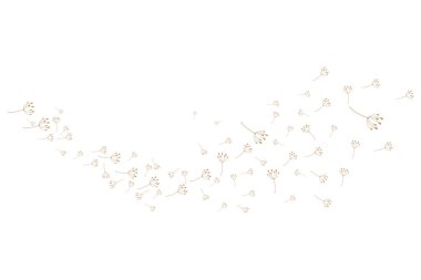 Karahindiba Çiçeği Logosu Tasarımı Basit Vektör Minimalist Sembol Şablonu