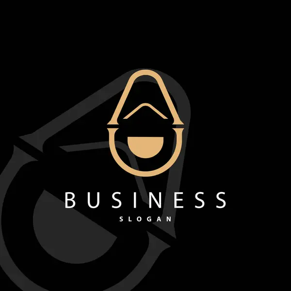 Logotipo Inicial Mínimo Letra Anúncio Elemento Moderno Luxuoso Modelo Vetor — Vetor de Stock