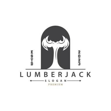 Axe Logosu Basit Tasarım İllüstrasyon Sembol Şablonu