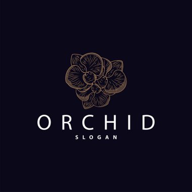 Salon kozmetik güzellik merkezi için basit, gösterişli ve zarif bir çiçek tasarımı.