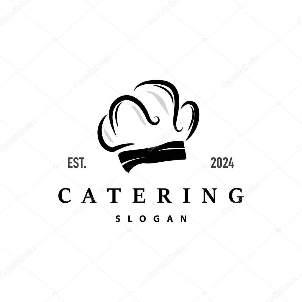 Chef Logo Design Cooking Inspiration And Chef Hat With Simple Lines For Restaurant Business Brands
