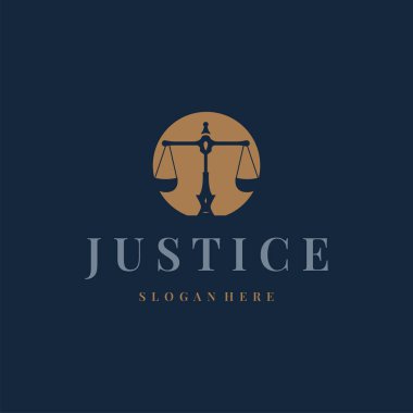 Adalet logosu tasarımı sembolü avukat mahkemesi ölçeği tasarımı basit minimalist hukuki semboller tasarımı