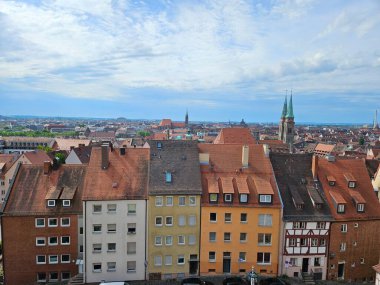 Nuremberg Kalesi 'nin manzarası