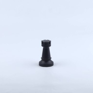 Kale parçası beyaz arkaplanda izole edildi