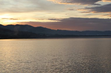 Beautiful lake in the afternoon