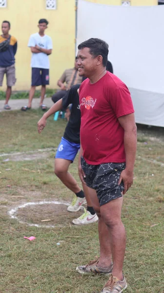 Gorontalo March 2023 Takraw Competition Held Youth Organization Tualango Village — 图库照片