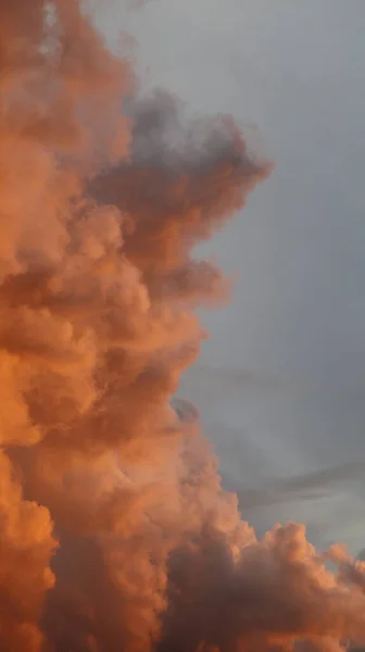 Nuvole Dorate Giorno Sera Con Tramonti — Foto Stock