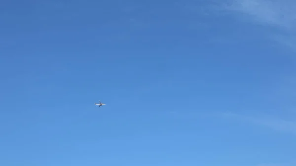 배경을 비행기 — 스톡 사진