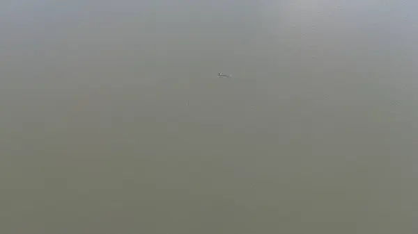 リンボト湖のテクスチャーの空中ビュー — ストック写真