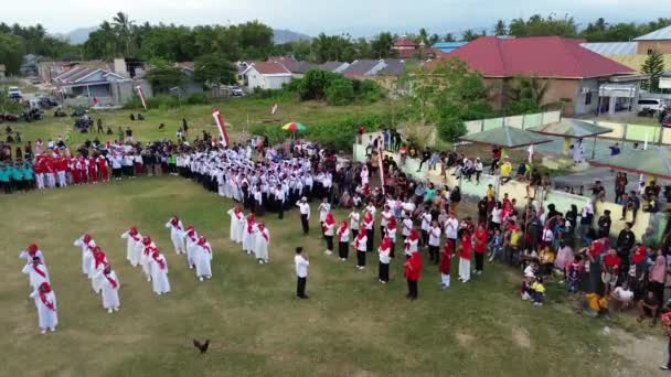 Gorontalo Ινδονησία Αυγούστου 2023 Μια Ομάδα Ατόμων Προβλήματα Ακοής Γίνεται — Αρχείο Βίντεο