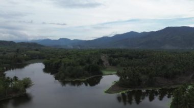 Perintis Gölü 'nün havadan görünüşü, Gorontalo-Endonezya