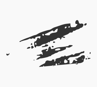 Grunge Tırmık elementi. fırça çiziği