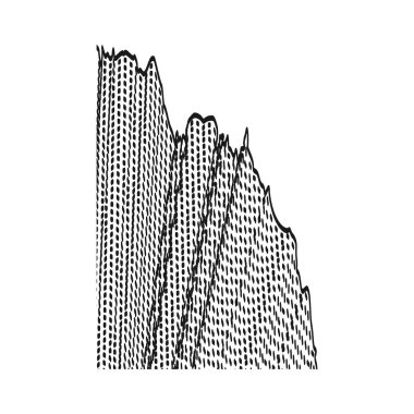 Soyut dalgalı çizgiler ögesi. Akan parçacıklar dalga deseni 3 boyutlu eğri yarım ton. Teknoloji, bilim ve modern kavramda element vektörü