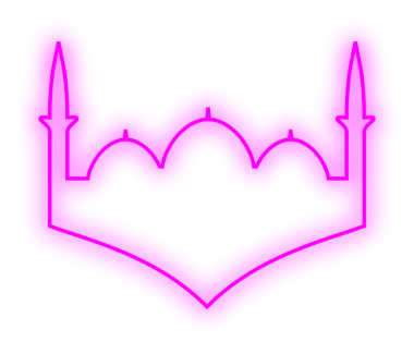 İslami Neon Camisi. Neon Camii