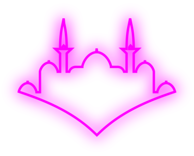 İslami Neon Camisi. Neon Camii