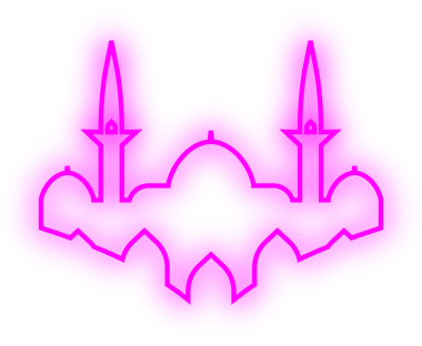 İslami Neon Camisi. Neon Camii