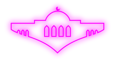 İslami Neon Camisi. Neon Camii