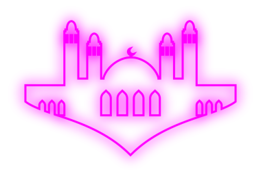 İslami Neon Camisi. Neon Camii