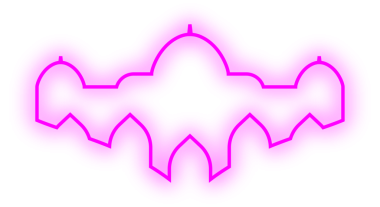 İslami Neon Camisi. Neon Camii