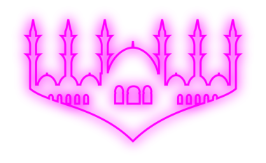 İslami Neon Camisi. Neon Camii