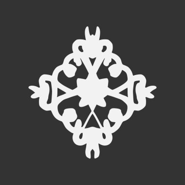 İslami Geometrik. Soyut mandala. Etnik dekoratif öge