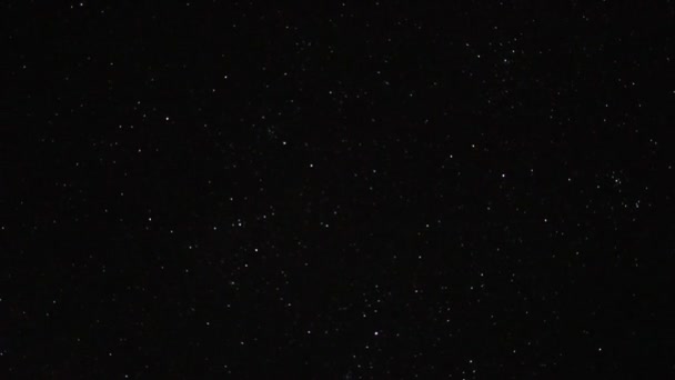 Lattea Che Muove Attraverso Cielo Notturno Stelle Time Lapse — Video Stock