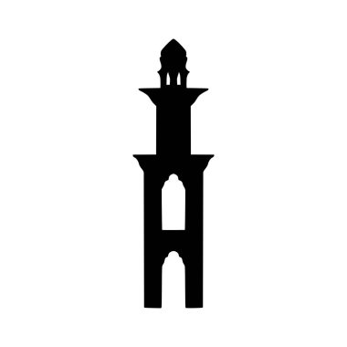 Bir cami kulesinin çizimi