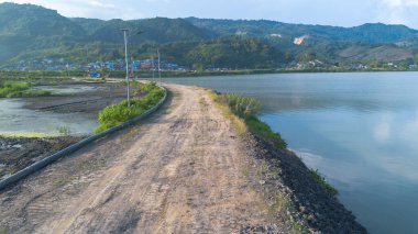 Gorontalo barajının manzara görüntüsü
