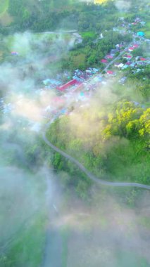 Sisteki Bir Köyün Hava Görüntüsü