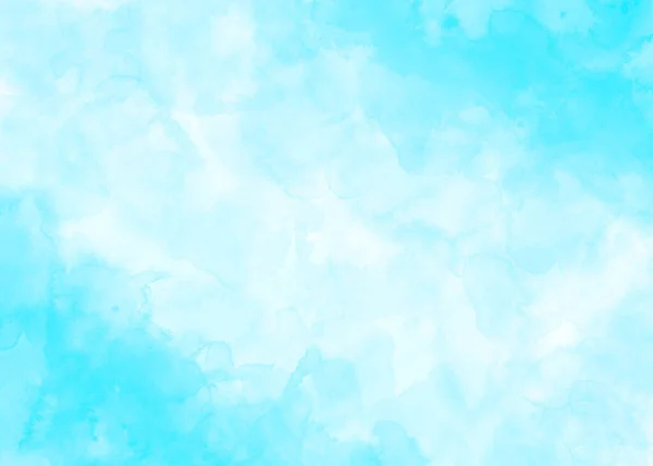 Blue Watercolor Texture Background — Stock Photo, Image